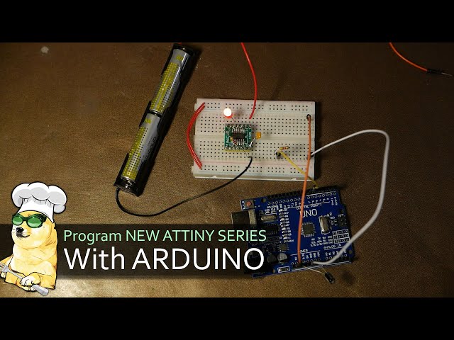 Programming the new ATTINY series with Arduino!
