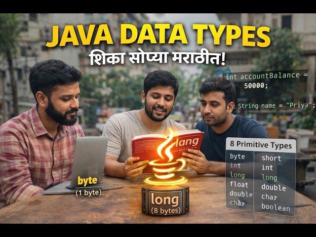 Java शिकताय? आधी Data Types समजा! 🚀