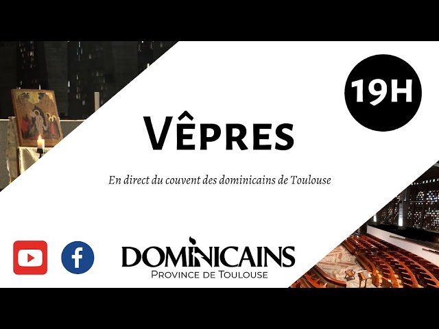 Vêpres du Mardi 20 Janvier