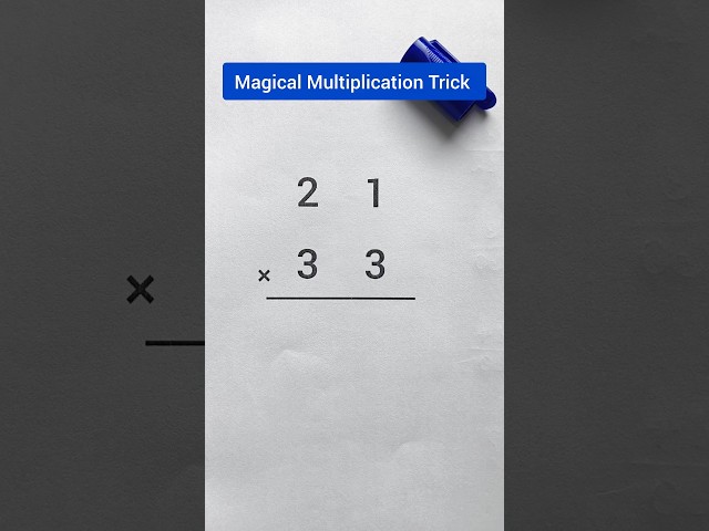 Nice Trick For Multiplication #mathematics #multiplication #maths #shorts #ytshorts #trendingshorts