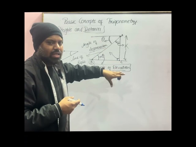 Trigonometry 02 Heights and Ditances #allinoneshorts #mathshorts 