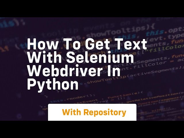 how to get text with selenium webdriver in python