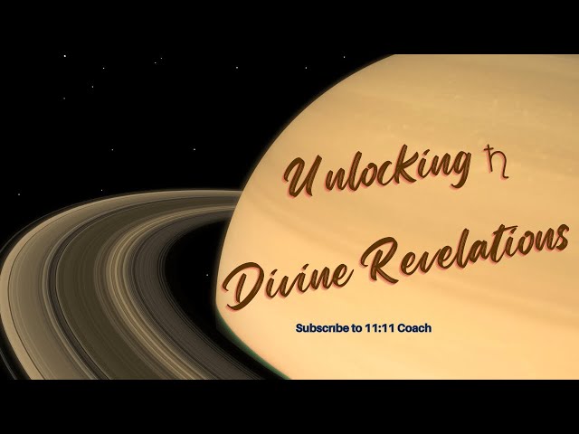 Part 2 Unlocking Saturn's Wisdom With Uriel: Harnessing Saturn's Energy for Spiritual Enlightenment