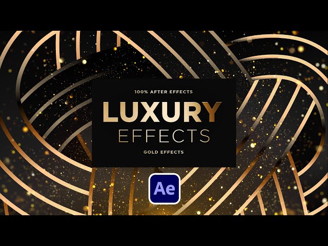 Create Gold Luxury Motion Graphics in After Effects