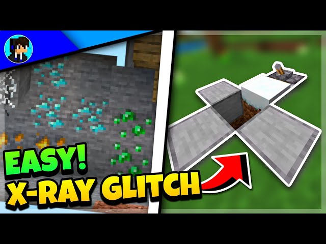 Secret X-RAY BUILD GLITCH Lets You See Underground in Minecraft Bedrock!
