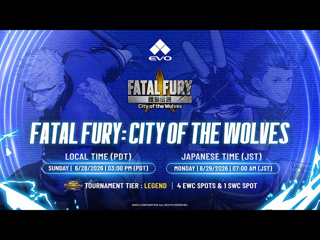 Evo 2026 | FATAL FURY: CotW | TOP 8