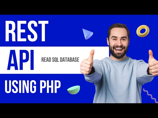 How to Create RESTful API in PHP || Read SQL Database