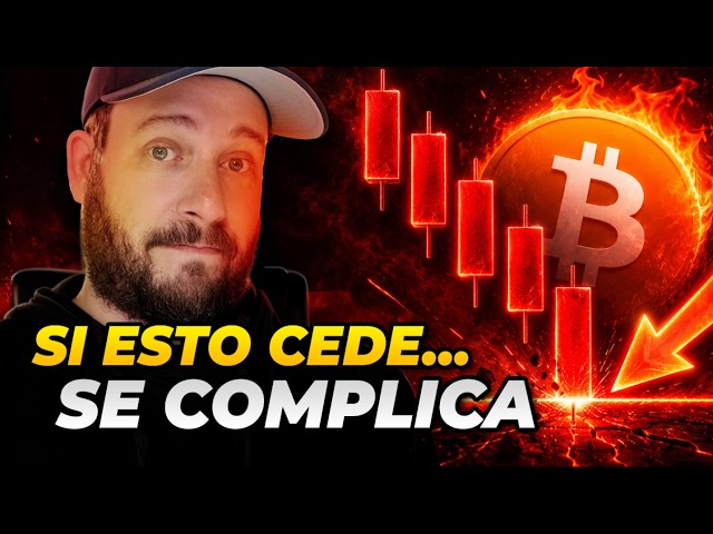 🔻 CUIDADO! Bitcoin está a punto de perder un soporte clave