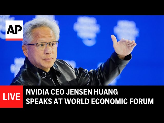 LIVE: Nvidia CEO Jensen Huang speaks at World Economic Forum in Davos