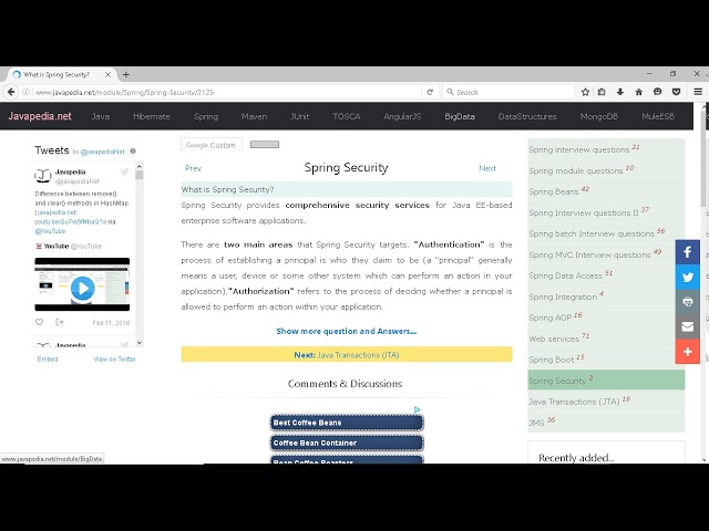 What is Spring Security? | javapedia.net
