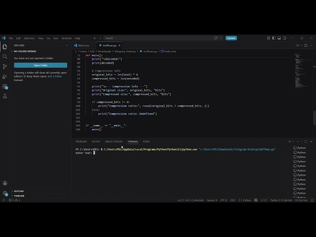 Huffman Coding Algorithm for Data Compression