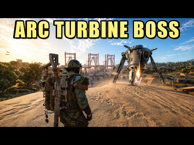 Solo Vs The NEW Arc Turbine Boss In ARC Raiders