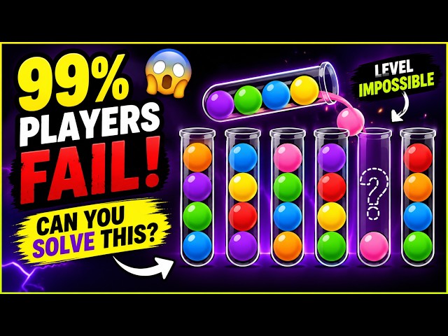 Hardest Colour Sort Puzzle Ever! 🧠