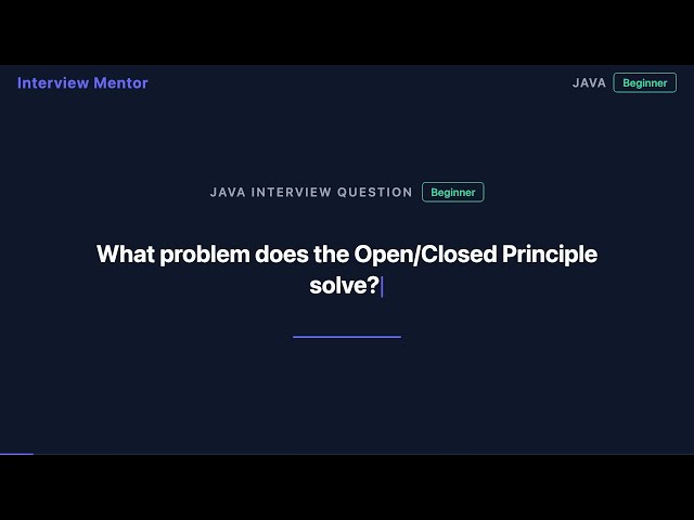 What Problem Does the Open/Closed Principle Solve?