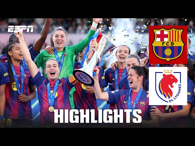 Barcelona SMASH OL Lyonnes to win the UWCL final 🏆 | UEFA Women’s Champions League Highlights