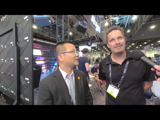 VR 180 3D ABSEN VIRTUAL PRODUCTION LEDS NAB 2022 Las Vegas
