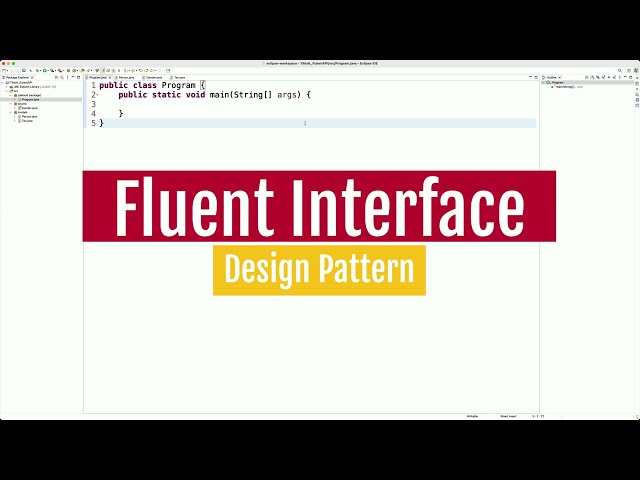 Java - Fluent Interface | Design Pattern | Tagalog Tutorial