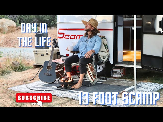 Living full time in a 13 foot SCAMP (Day in the Life)
