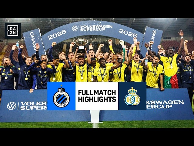 Club Brugge vs Union Saint-Gilloise | Resumen de la Supercopa de Bélgica | 2026