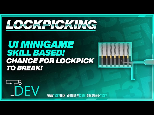 t3_lockpick Script Showcase (FiveM)