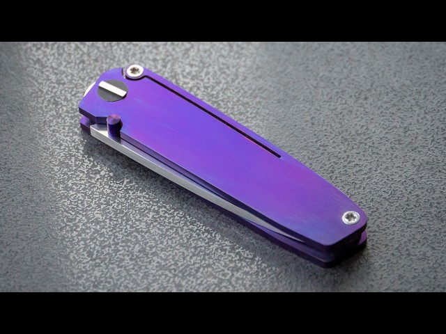 Crafting a Titanium Folding Knife | M398 Full Build