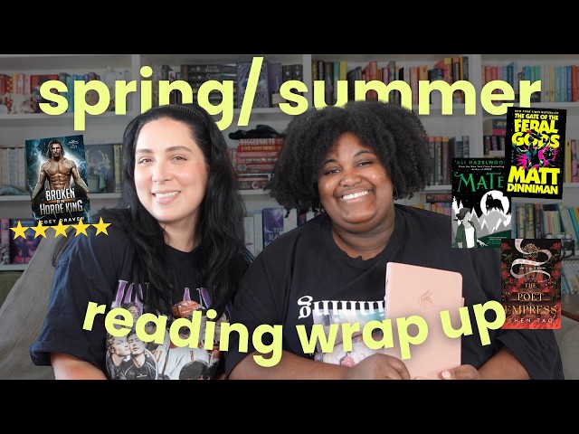 ☀️📚spring summer reading wrap up ☀️📚