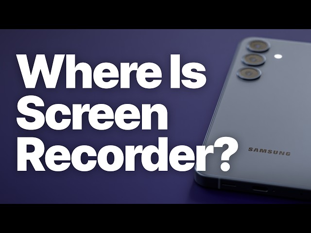 Where is the Screen Recorder on Android? (How to Find & Use It)