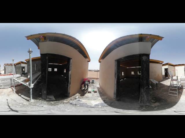 Syrians refugees build schools for their children at Za’atari in 360° #educationforall