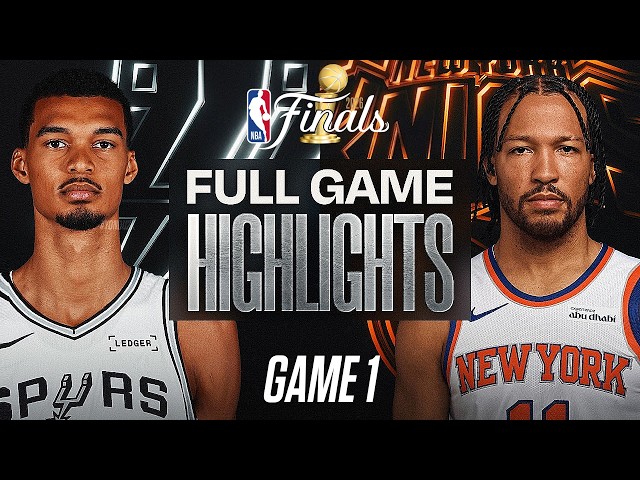 SPURS vs KNICKS FULL GAME 1 HIGHLIGHTS JUNE 2, 2026 NBA HIGHLIGHTS TODAY | NBA 2K26 SIMULATION