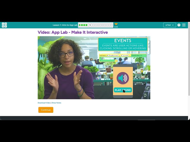 Code.org Event-Driven Programming Lesson 1 #5