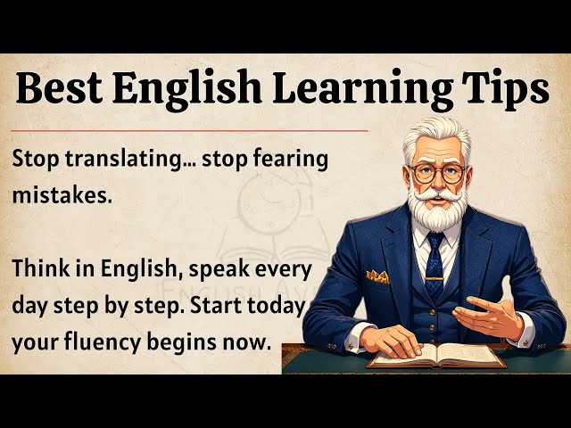 Best English Learning Tips | Improve Your English Fluency | English Speaking Practice |Graded Reader
