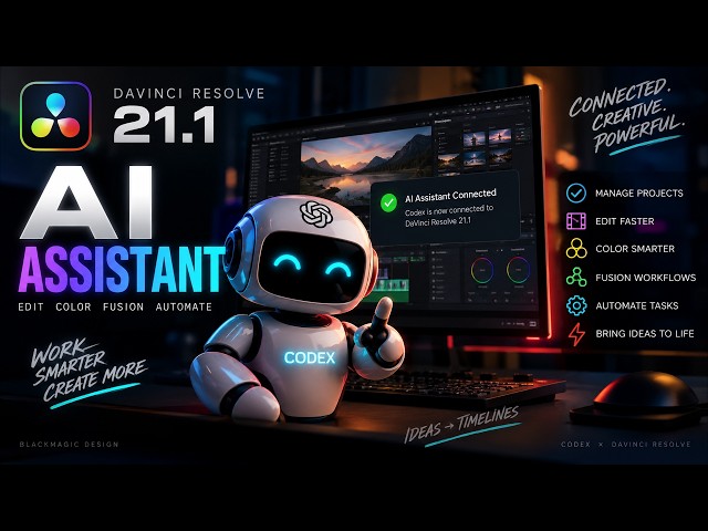 NEW AI Assistant in DaVinci Resolve 21.1