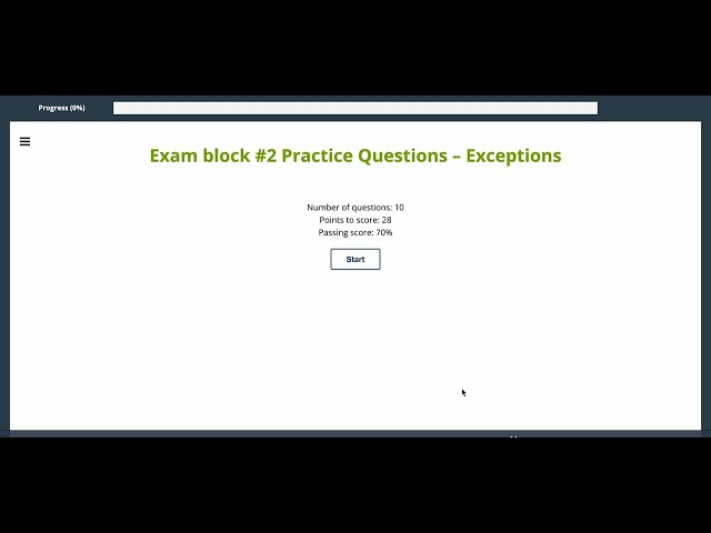 PCAP™ Module 2 Practice Test: Python Exception Handling Questions & Solutions