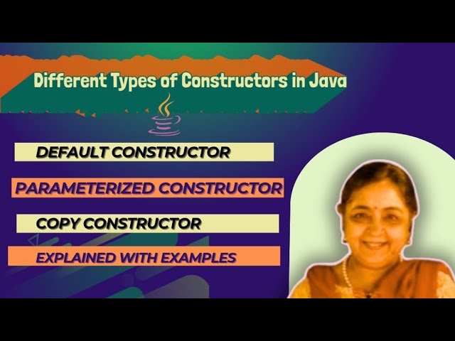 Different Types of Constructors in Java #javaprogramming #javaforbeginners #javatutorials #java