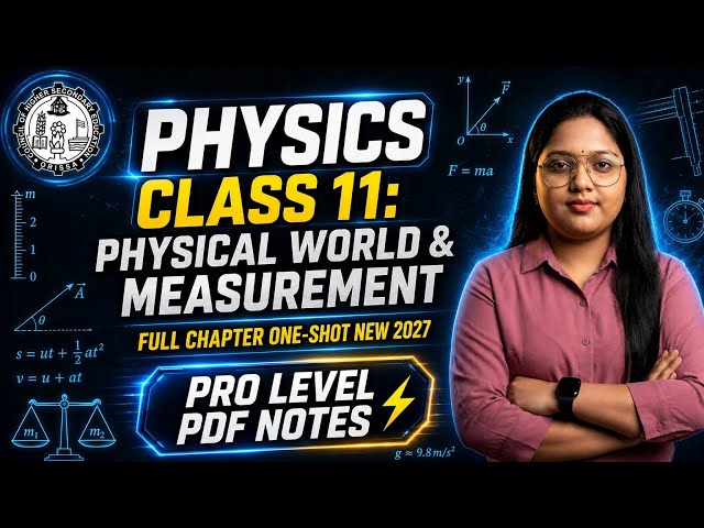 CHSE Class 11th Physics Chapter 1 Notes PDF | Physical World and Measurement Notes | New 2026,27