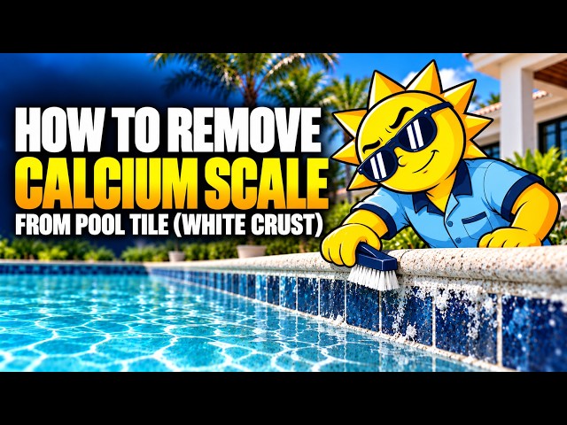 How to Remove Calcium Scale From Pool Tile (White Crust)