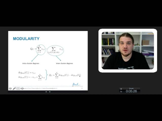 COURSE 4A part3 : Modularity of a clustering