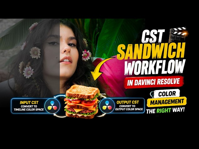 Sandwich Workflow in DaVinci Resolve | CST Color Grading Tutorial Malayalam