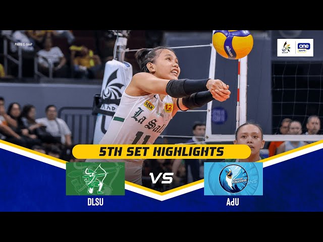 DLSU vs. AdU | SET 5 HIGHLIGHTS | UAAP SEASON 87 WOMEN’S VOLLEYBALL ROUND 2 | APR 23, 2025