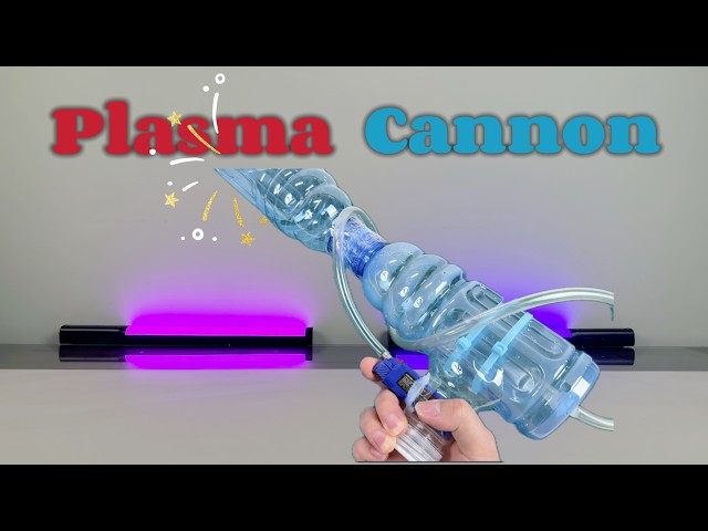 DIY Plasma Cannon Using Bottles & a Lighter | ASMR Build Tutorial