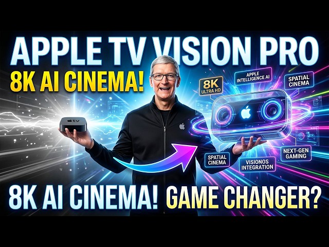 NEW Apple TV 8K (2026) FINALLY Revealed – Vision Pro Integration is INSANE!!