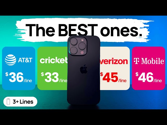 The BEST Family Phone Plans for 2025! (3+ Lines)