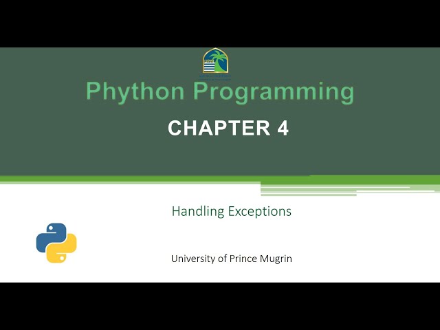 OOP With Python - Handling Exceptions - شرح بالعربي