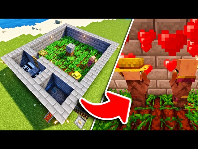 GRANJA de ALDANOS SUPER EFICIENTE Minecraft 1.21.11+