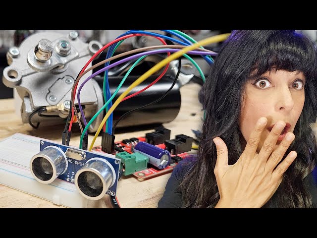 Control a DC Motor with an Ultrasonic Sensor and Arduino