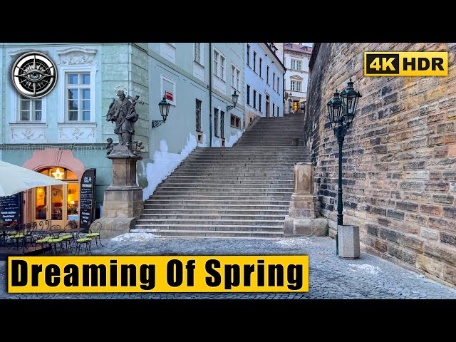 Foggy Prague: Dreaming of Spring in a Cold Winter Mist | 4K HDR ASMR