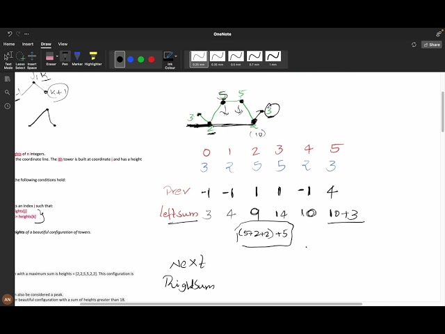 2866. Beautiful Towers II || Stack (Prefix +Suffix) 🔥|| Monotonic Sequence 🔥