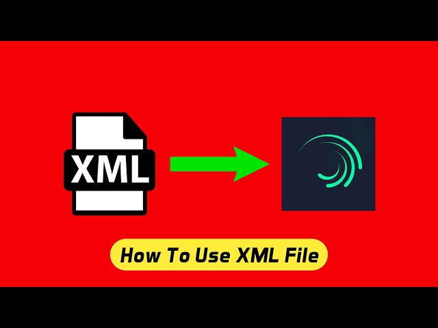 How to import xml file in alight motion in 2 min | How to use XML in alight motion | KC Creation