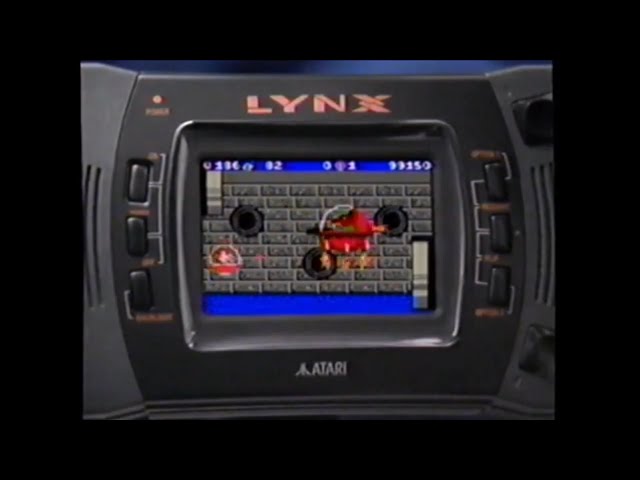 1991 Atari Lynx It Will Blow You Away Commercial