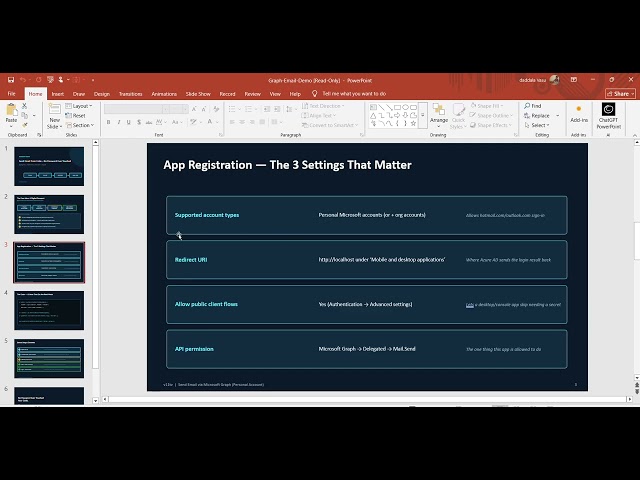 Send Email via Microsoft Graph API in C# (NO PASSWORDS!) 🚀